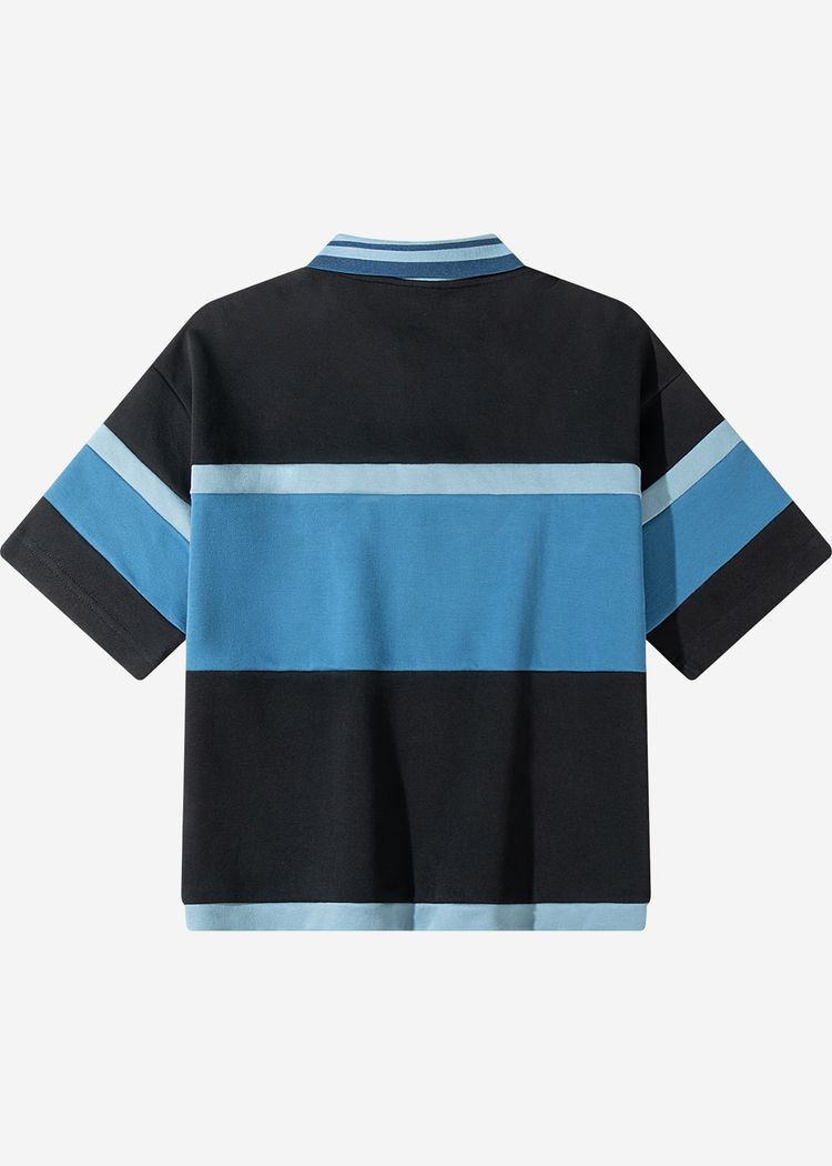 Рубашка поло YMKASHIX пыльно-синий