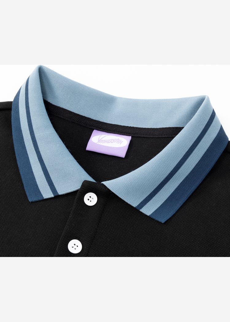 Рубашка поло YMKASHIX пыльно-синий