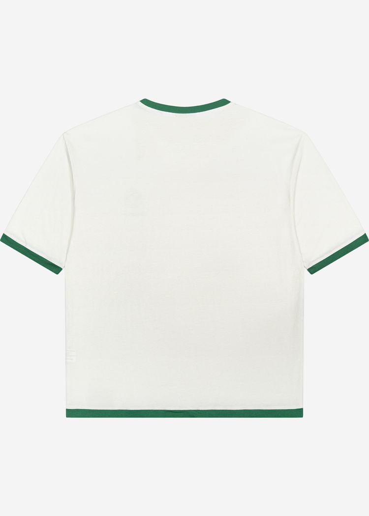 Футболка YMKASHIX HELLCOME logo бежевая