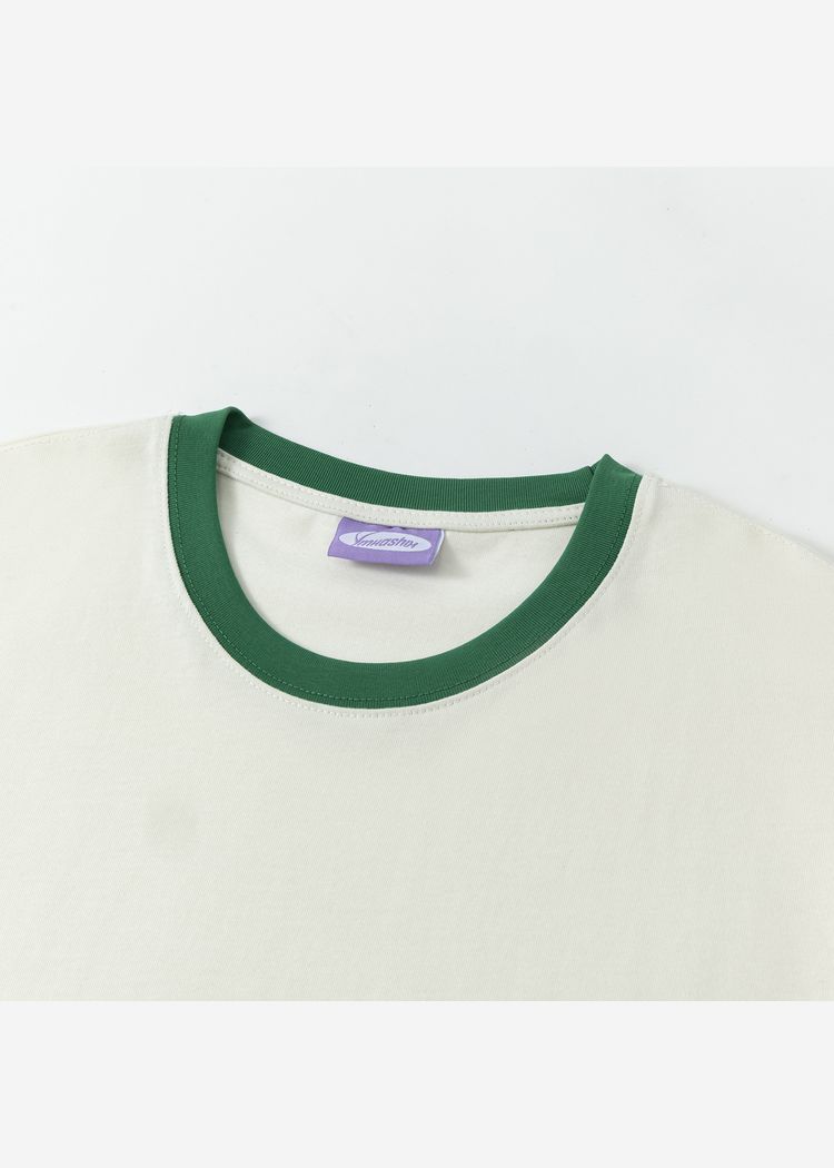 Футболка YMKASHIX HELLCOME logo бежевая