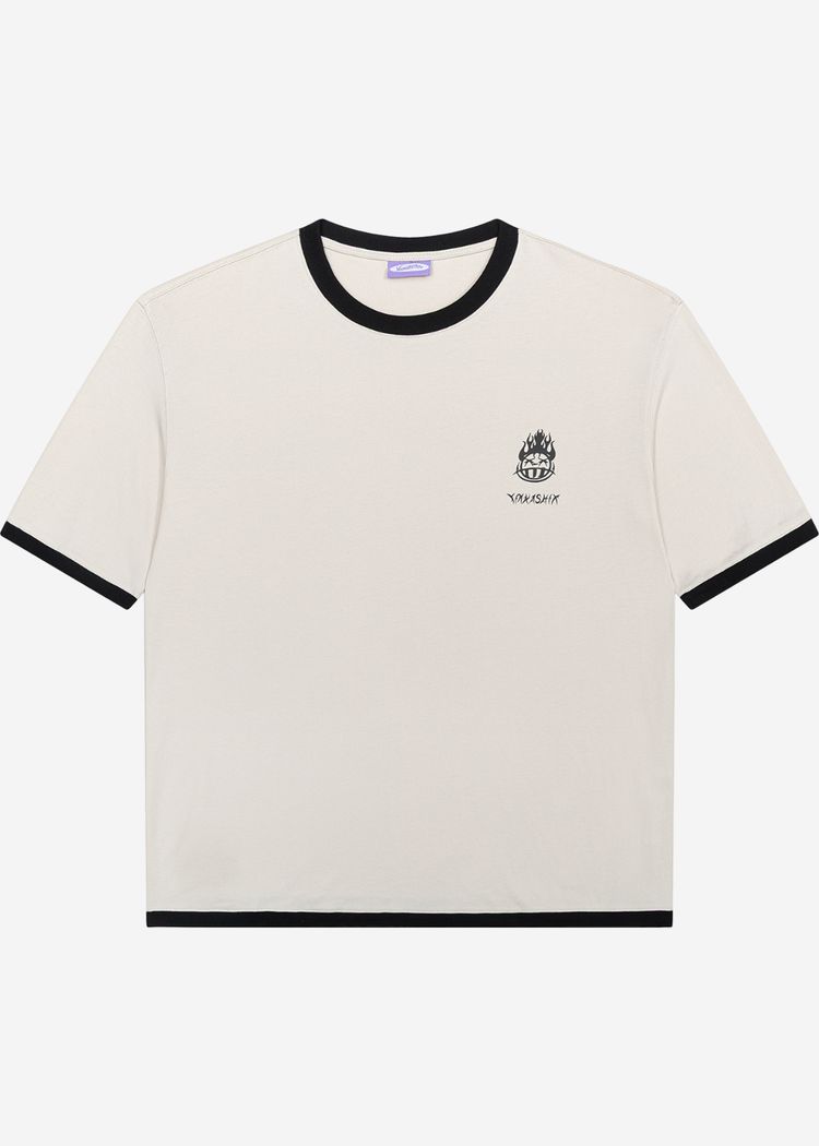 Футболка YMKASHIX HELLCOME logo кремовый