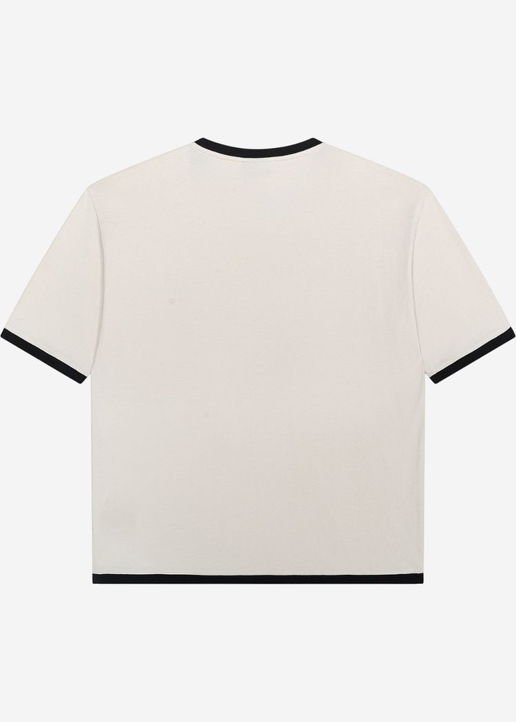 Футболка YMKASHIX HELLCOME logo кремовый