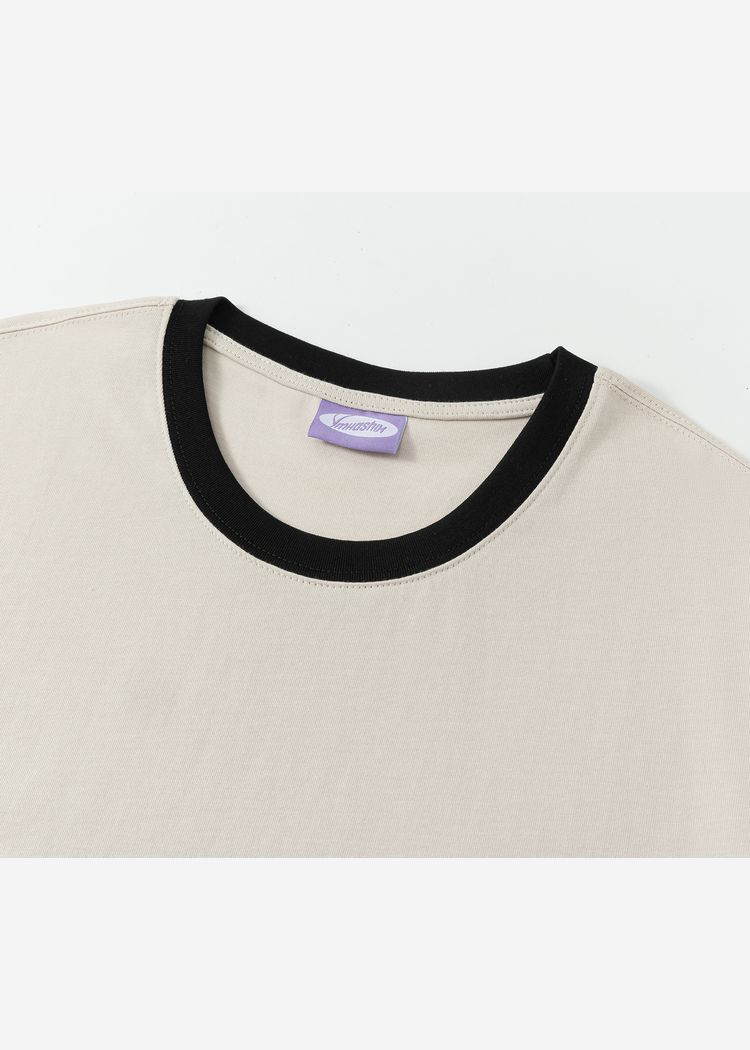 Футболка YMKASHIX HELLCOME logo кремовый