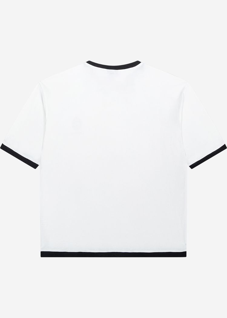 Футболка YMKASHIX HELLCOME logo белая