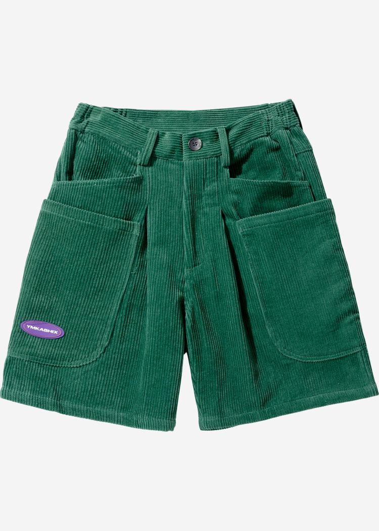 Зеленые шорты YMKASHIX VELVET SERIES 