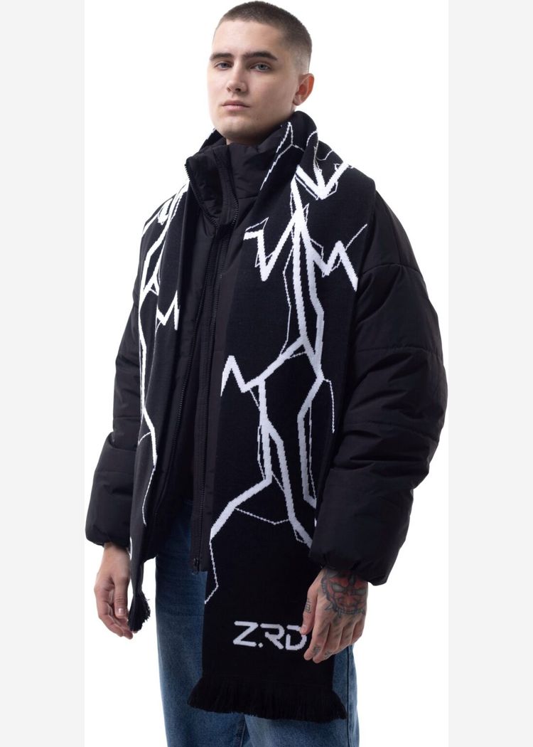 Шарф Flash черный мужской