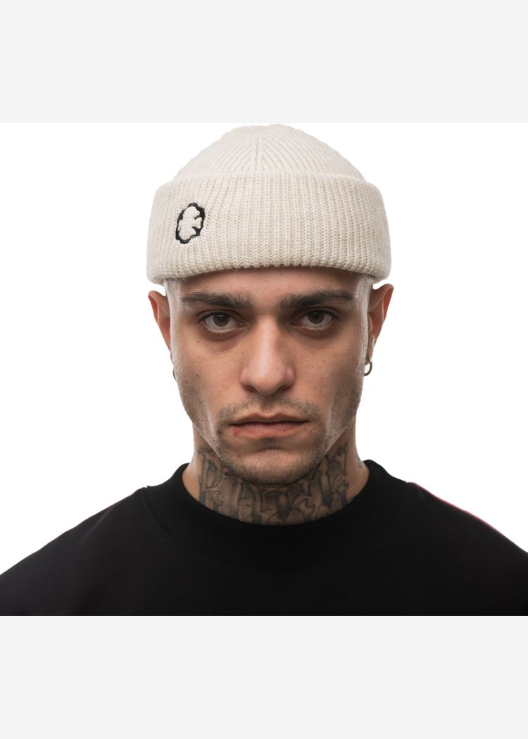 Шапка Logo бежевая мужская