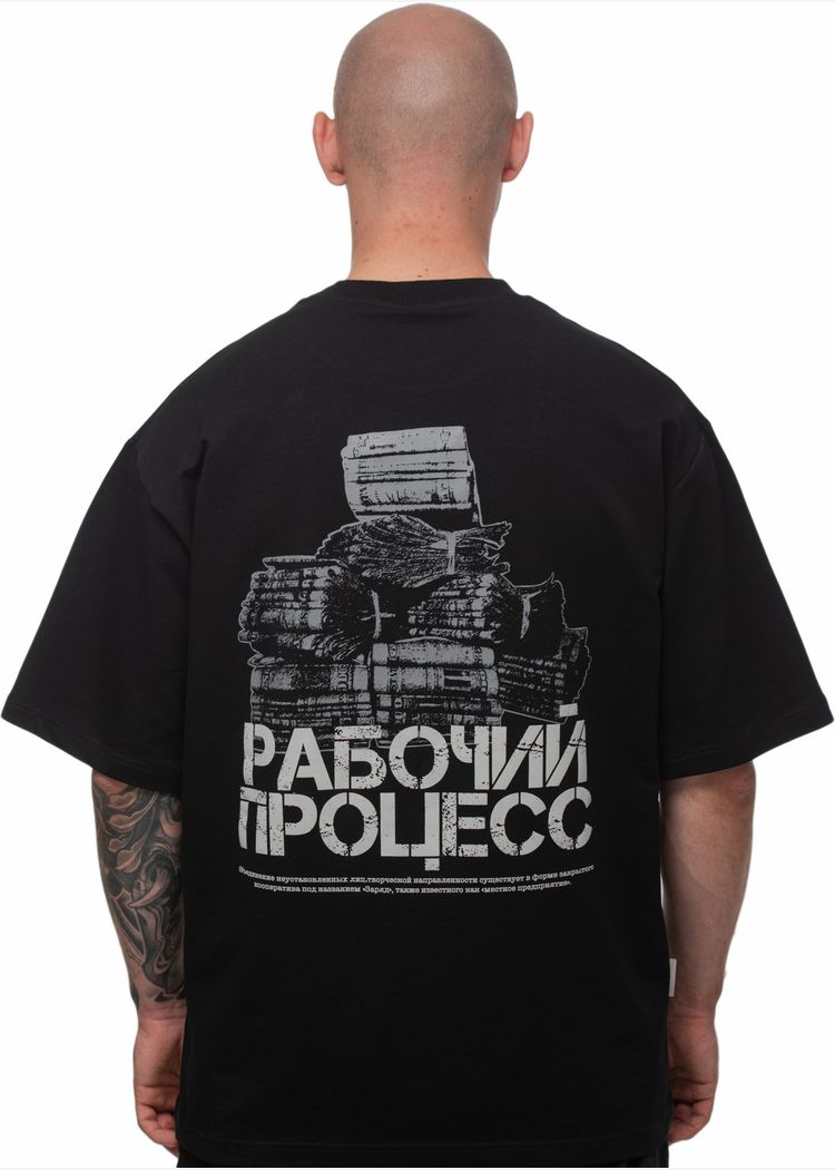 Футболка Workflow черная мужская