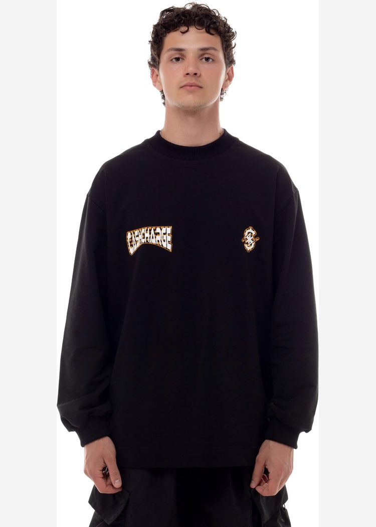 Лонгслив Cash charge черный мужской