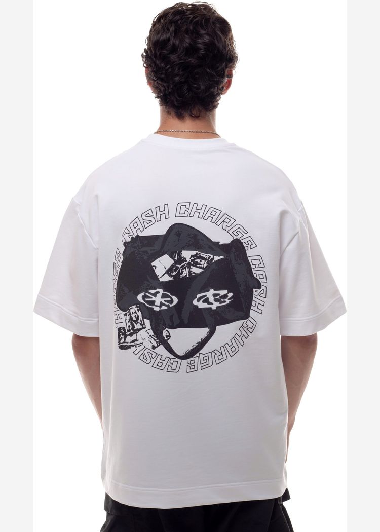 Футболка Cash charge белая мужская