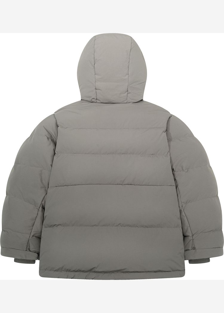 Пуховик YMKASHIX HTF Logo серый мужской