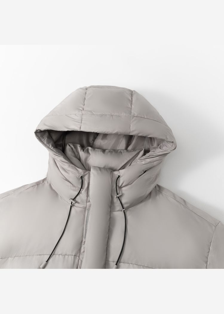 Пуховик YMKASHIX Star светло-серый мужской