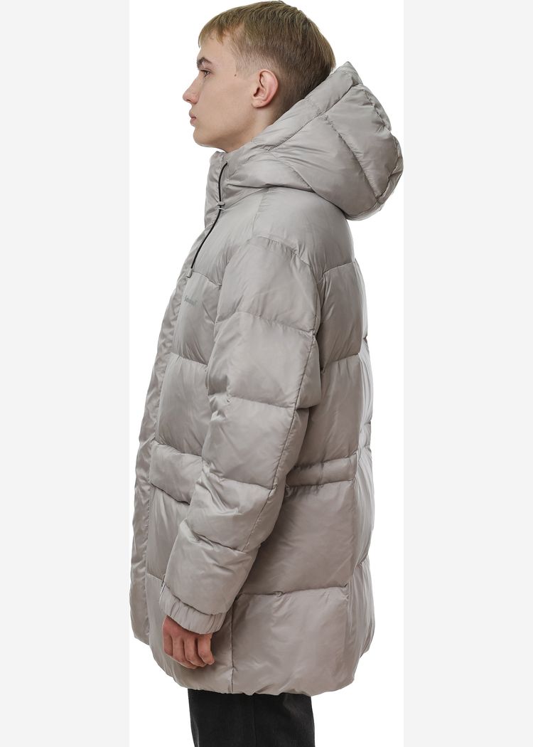 Пуховик YMKASHIX Star светло-серый мужской