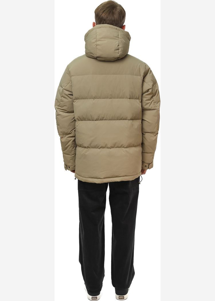 Пуховик YMKASHIX HTF Logo песочный мужской