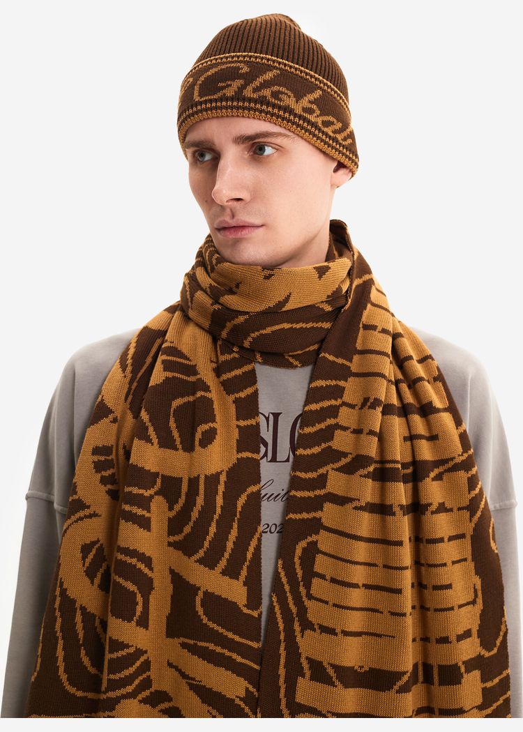 Шапка TBRTS Beanie Brown коричневая мужская