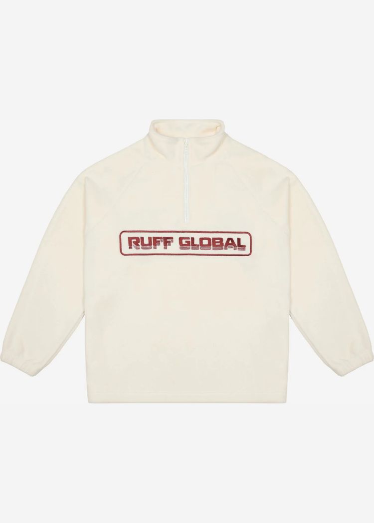 Толстовка Halfzip Fleece Jacket Cream кремовая мужская