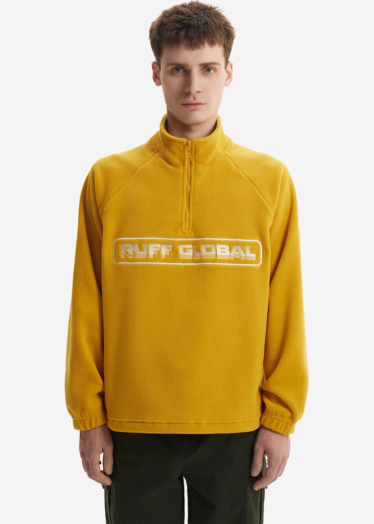 Толстовка Halfzip Fleece Jacket Mustard горчичная мужская