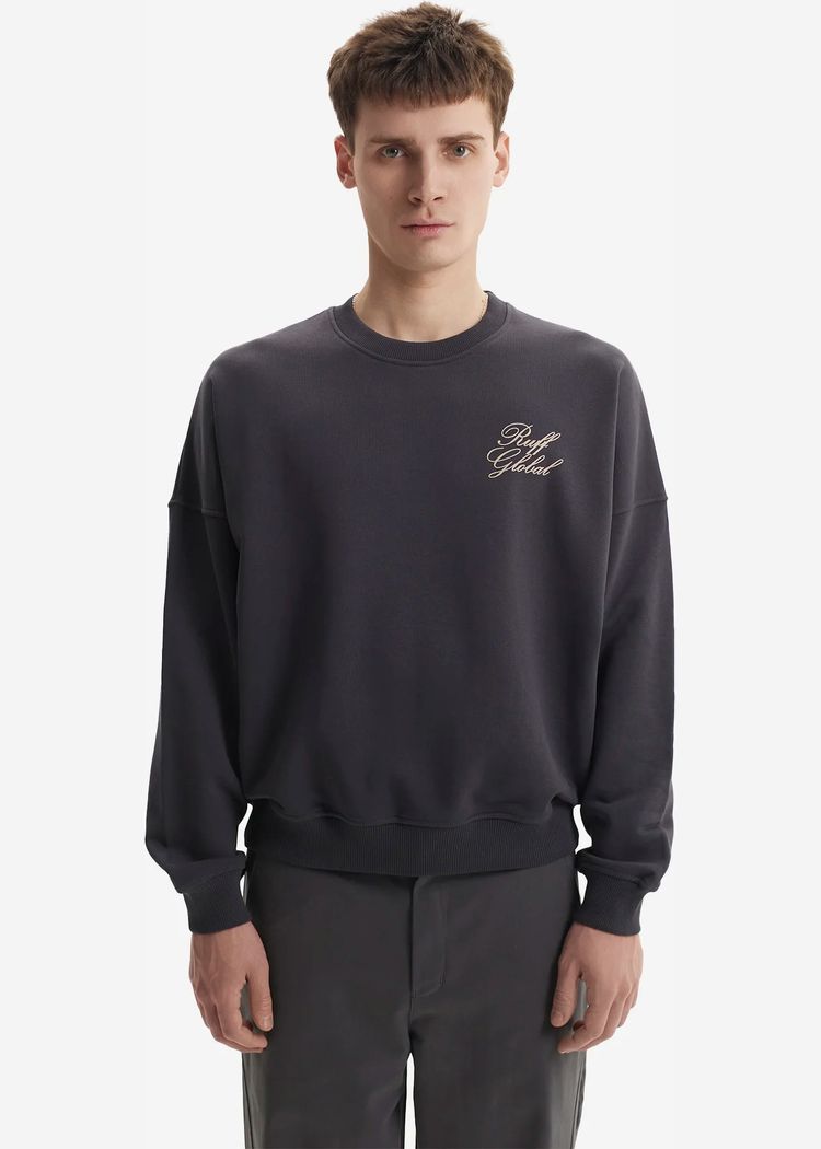 Свитшот Oversized Sweatshirt Dark Grey темно-серый мужской