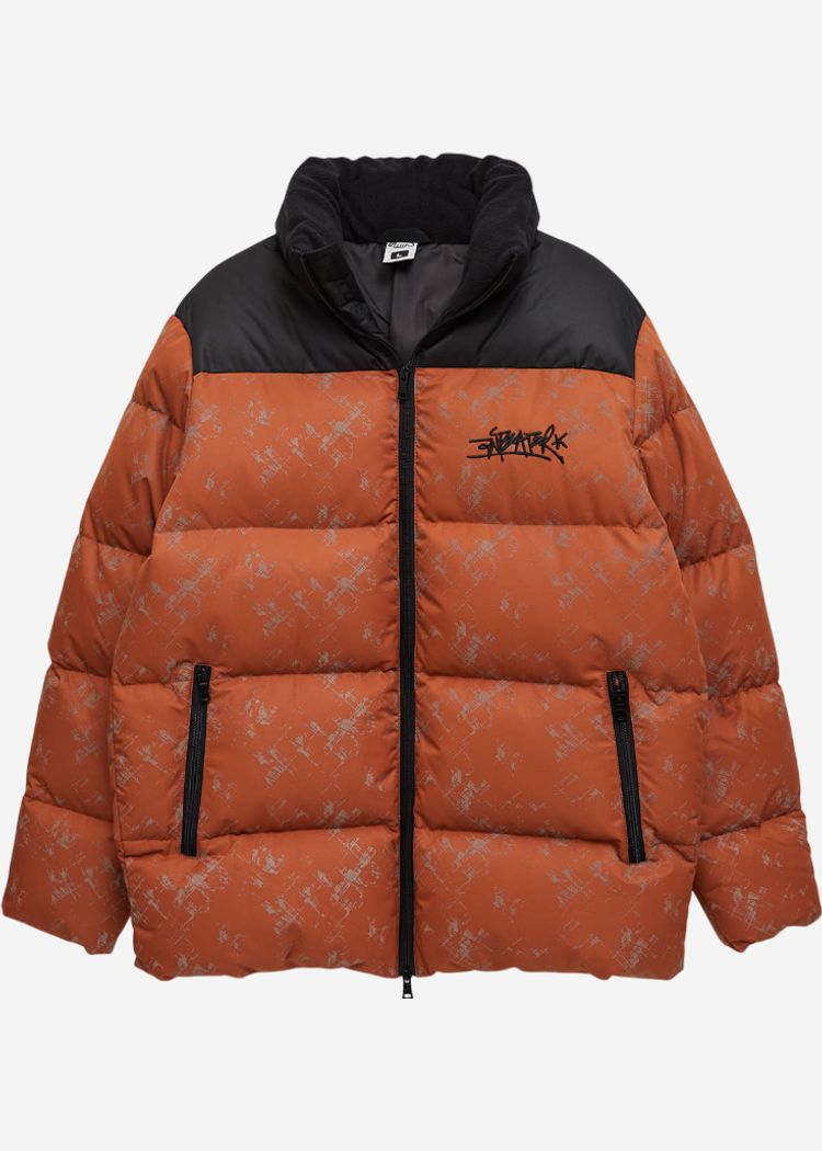 Куртка ANTEATER Downjacket-RF-Print-Terrakot