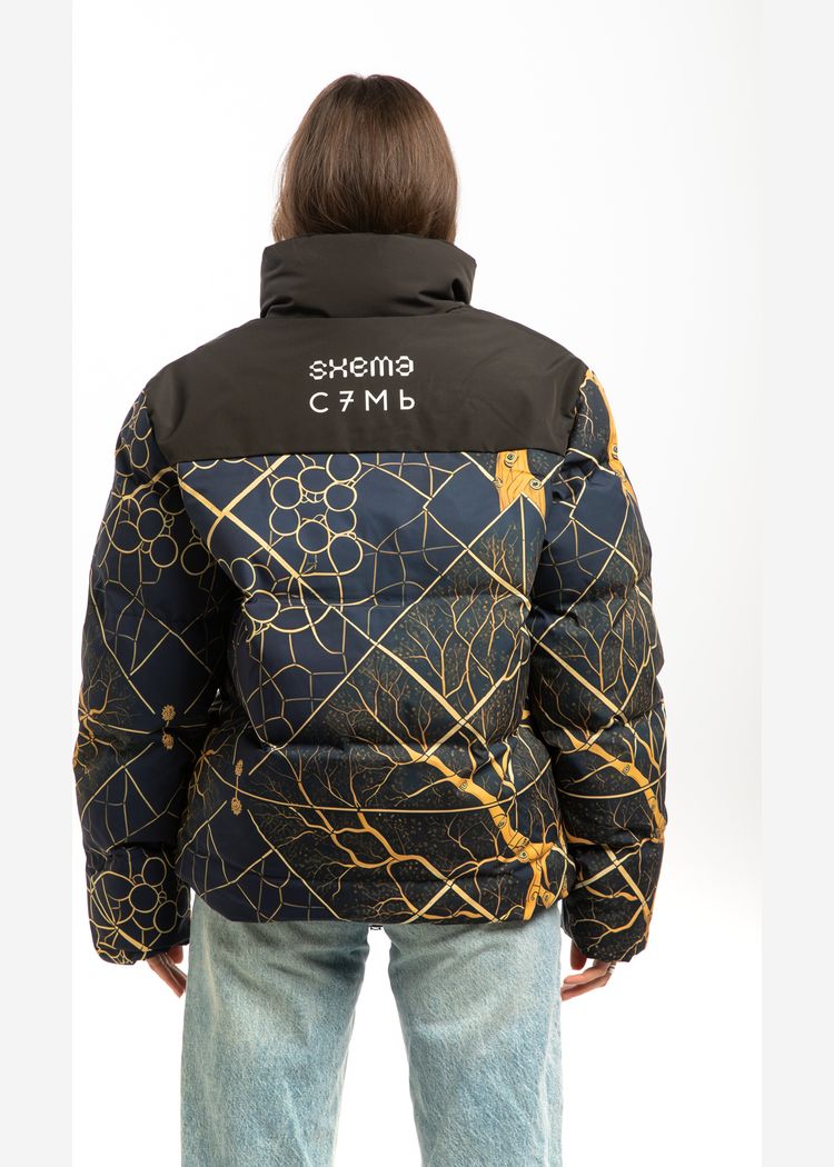 Куртка С7МЬ x Sxema Roots черная женская