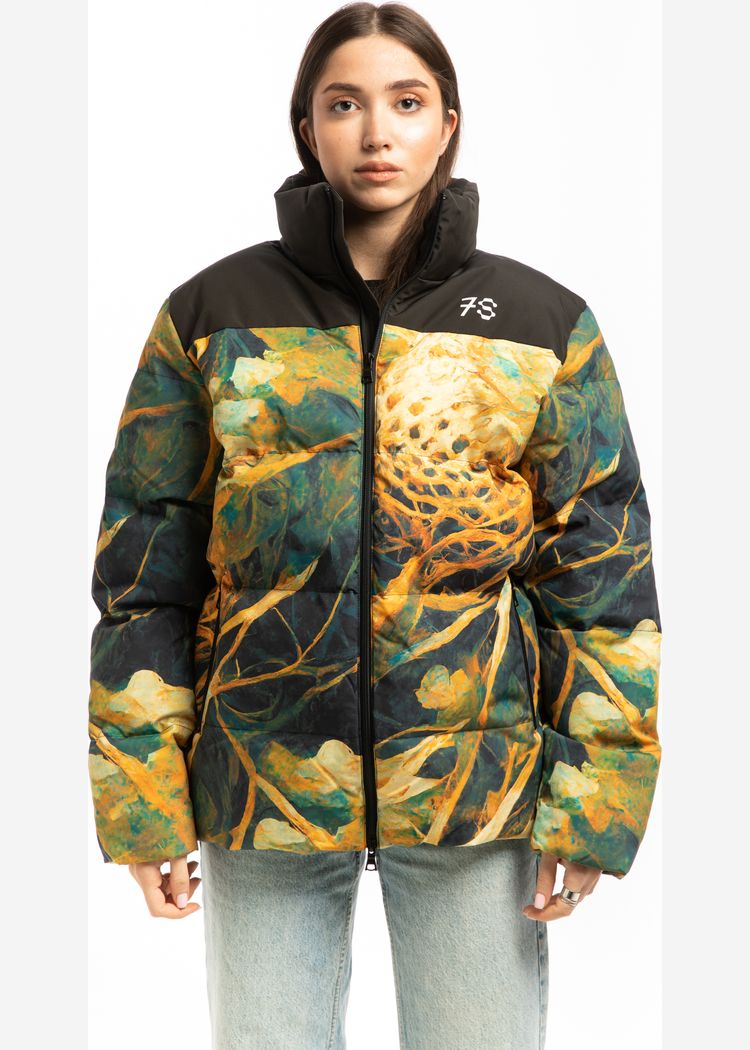 Куртка С7МЬ x Sxema Organic Green зеленая женская