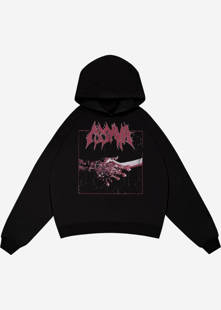 Худи ISSAYA New Order Black черное женское