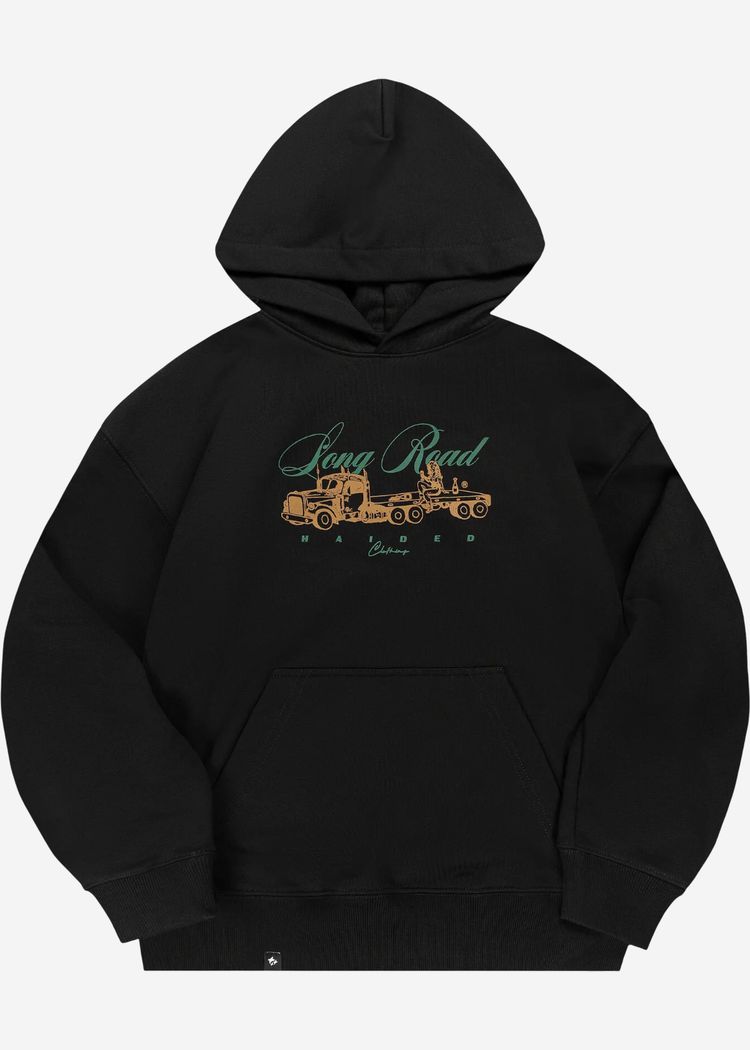 Худи LONG ROAD RLXD HW HOD black женское