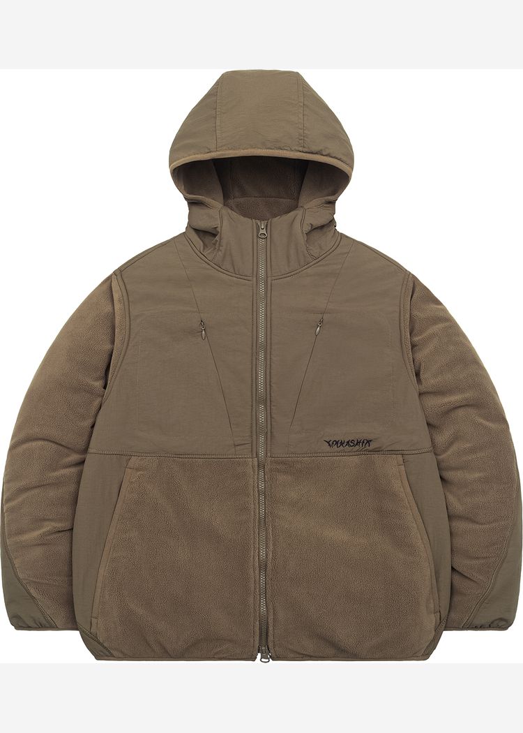 Худи YMKASHIX Zip Ranger коричневое женское