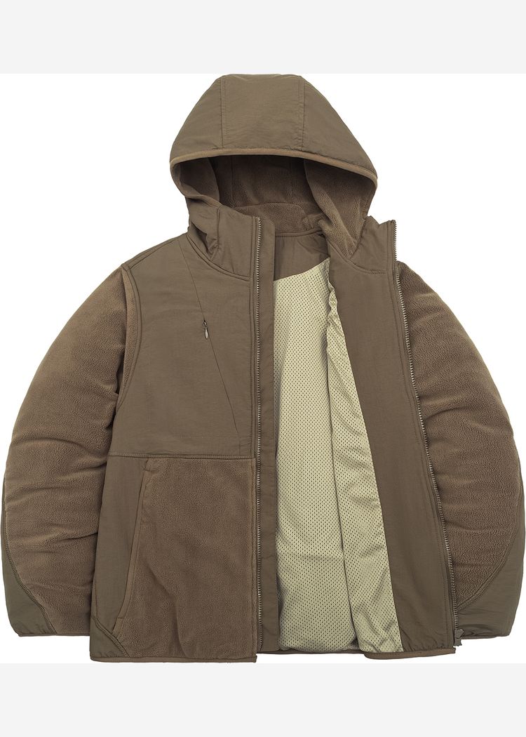 Худи YMKASHIX Zip Ranger коричневое женское