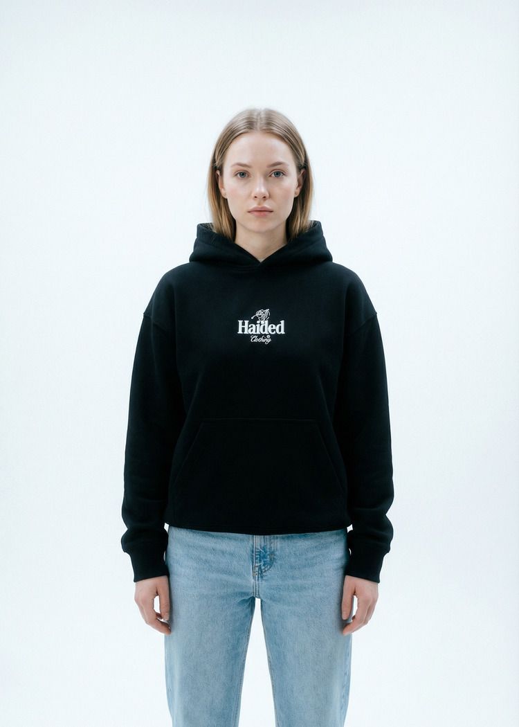 Худи GOLF RLXD HW HOD чёрное женское