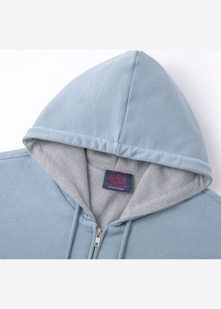 Зип худи YMKASHIX HTF пыльно-синий/серый женское