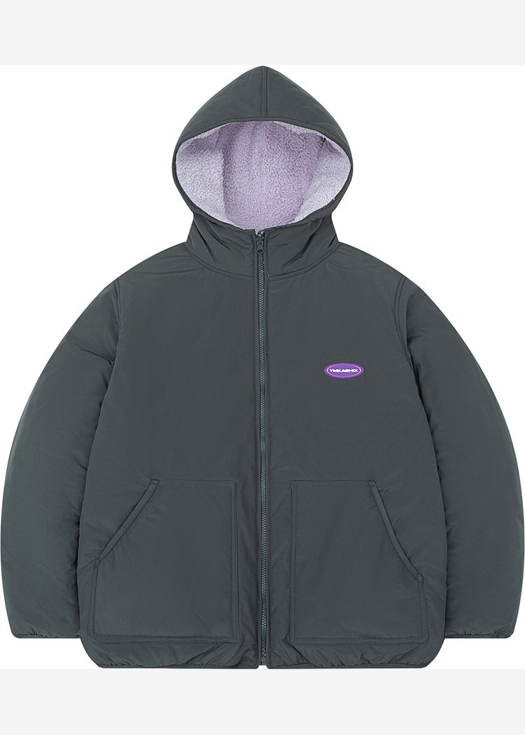 Куртка двухсторонняя YMKASHIX графитовая/пурпурная женская