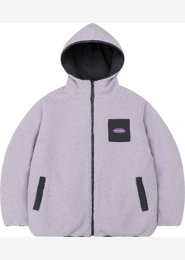 Куртка двухсторонняя YMKASHIX графитовая/пурпурная женская