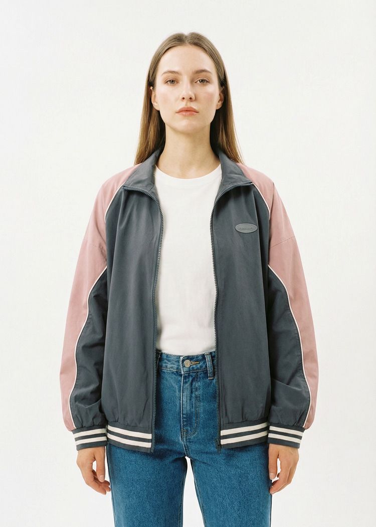 Олимпийка YMKASHIX College пурпурная/графитовая женская