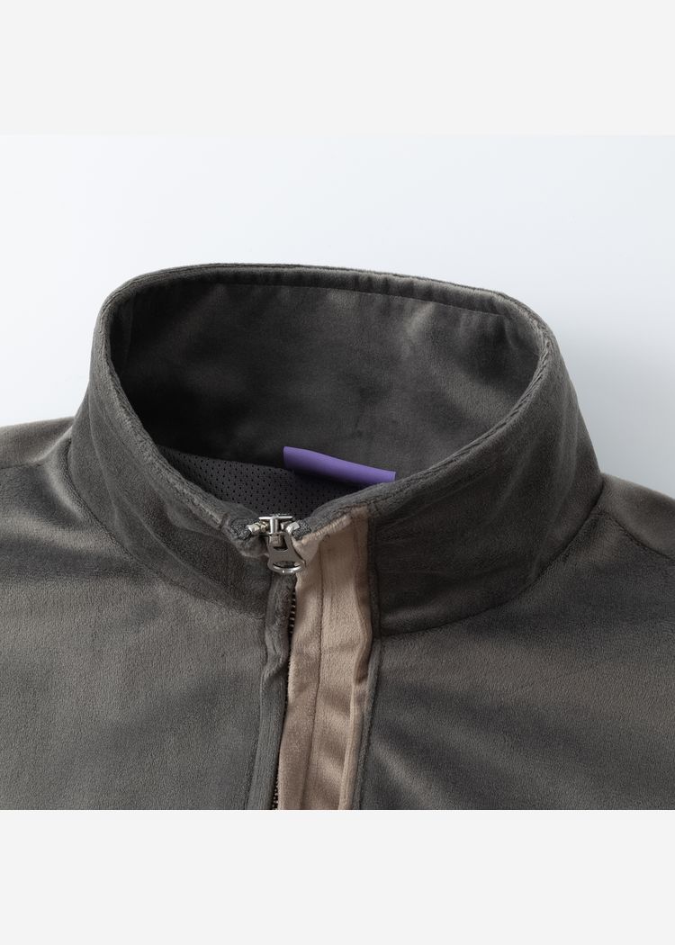 Олимпийка велюровая YMKASHIX Puff серая женская