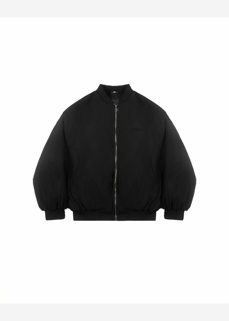 Бомбер Hood weather черный женский