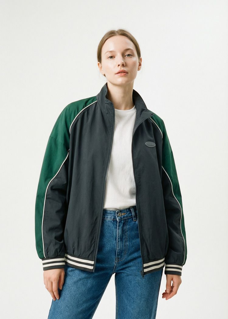 Олимпийка YMKASHIX College зеленый/черный женская