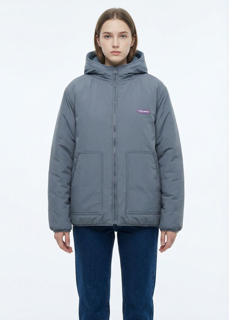 Куртка двухсторонняя YMKASHIX пыльно-синяя женская