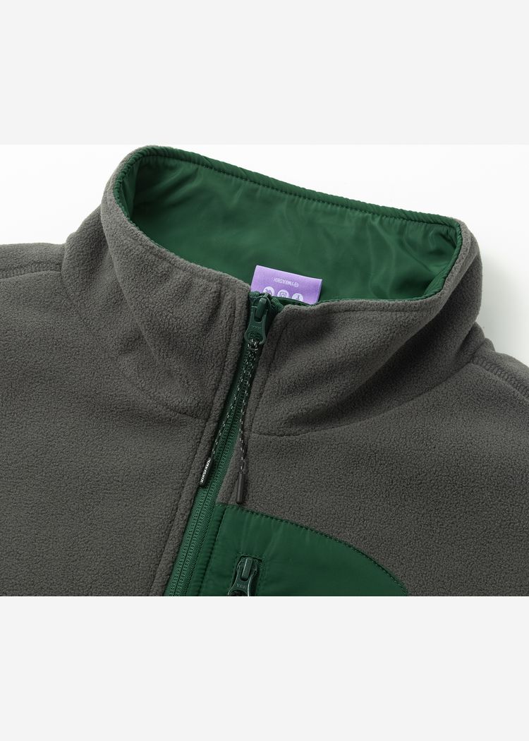 Куртка флисовая YMKASHIX Ranger серый/зеленый женская