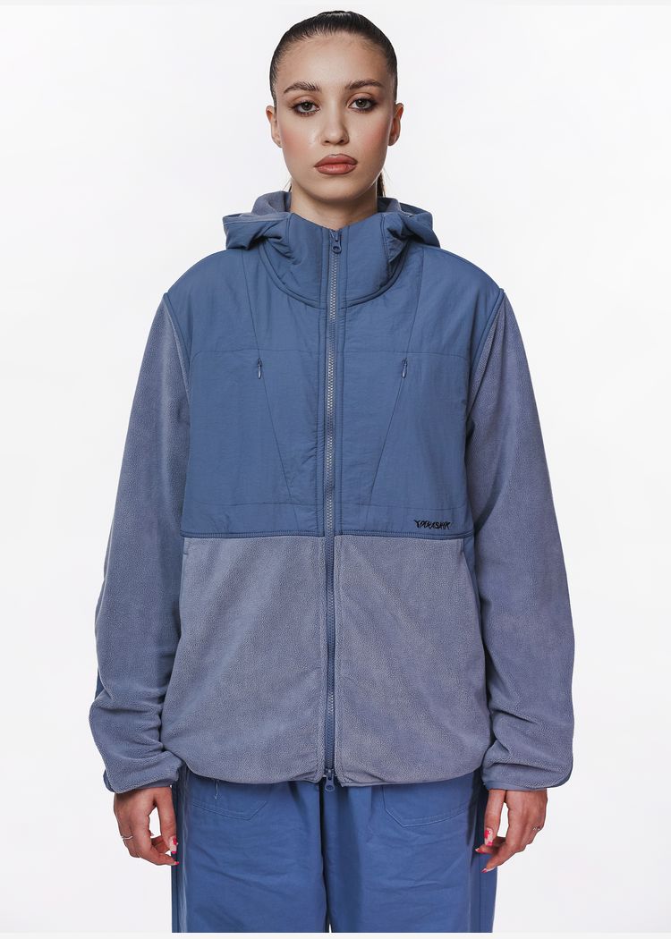 Худи YMKASHIX Zip Ranger синее женское