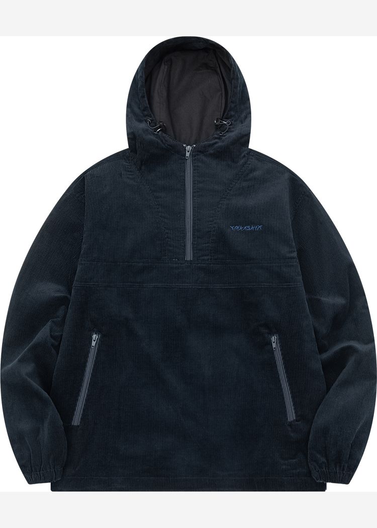 Анорак YMKASHIX Velvet темно-синий женский