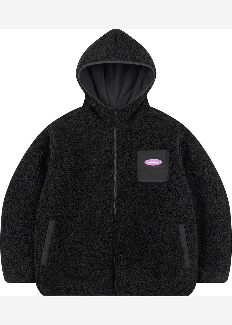 Куртка YMKASHIX двухсторонняя черная женская