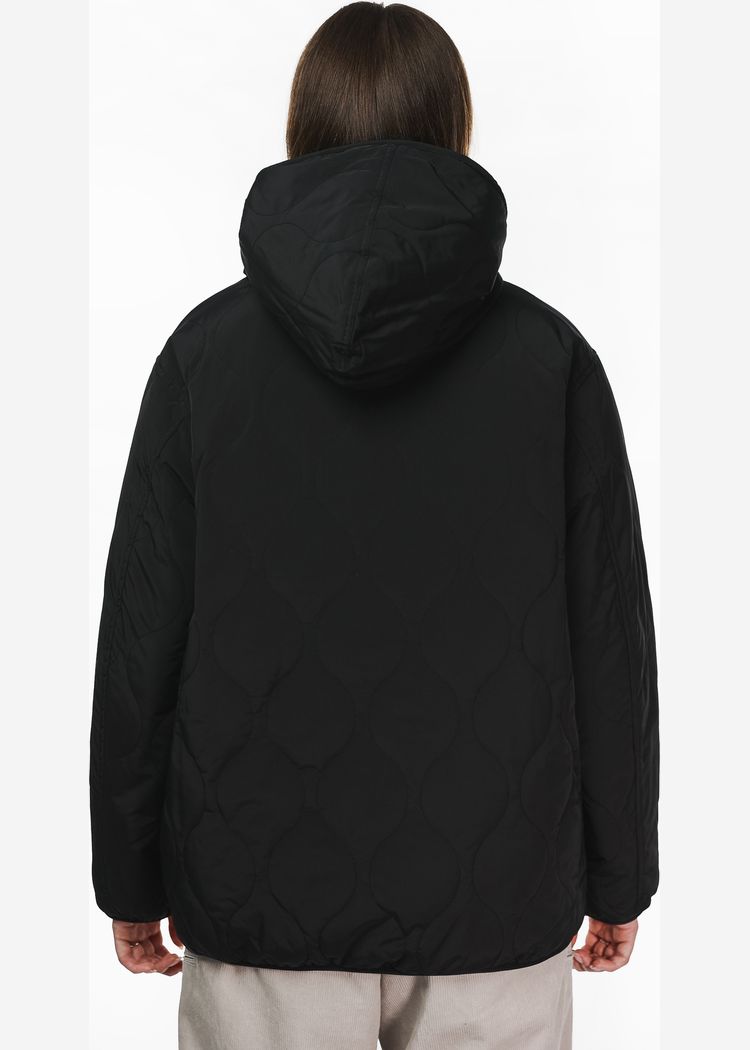 Куртка YMKASHIX двухсторонняя черная женская