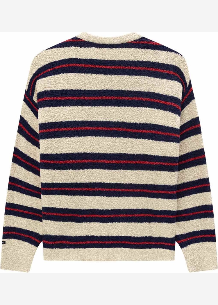 Свитер YMKASHIX Soft Strips бежевый унисекс