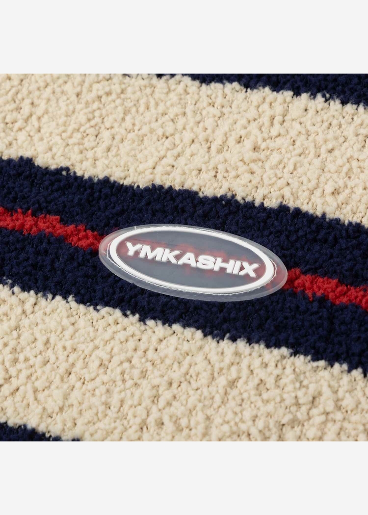 Свитер YMKASHIX Soft Strips бежевый унисекс