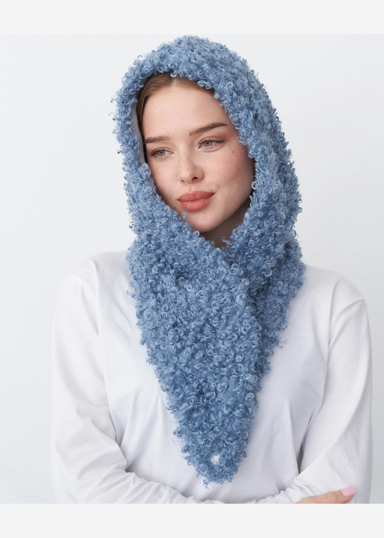 Косынка голубая SNOODLY barashek blue