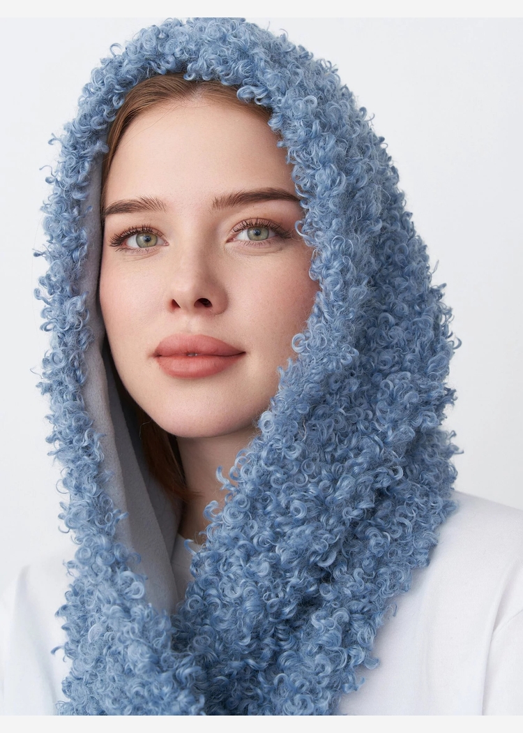 Косынка голубая SNOODLY barashek blue