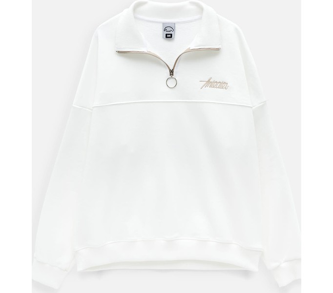 Толстовка ANTEATER Zip White слоновая кость