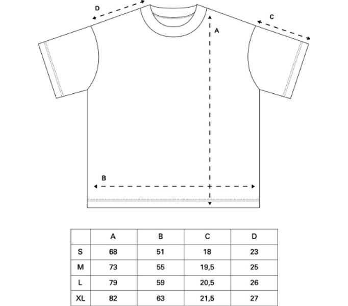 Футболка Called a Garment CAG lettering