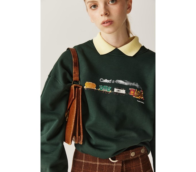 Свитшот Called a Garment Collective зеленый